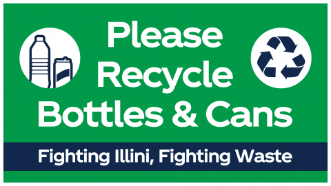 Please Recycle Bottles & Cans