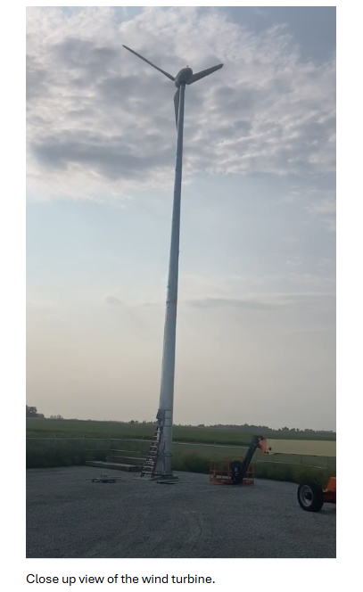 Fall 2025 UIUC Campus Wind Turbine Project Image