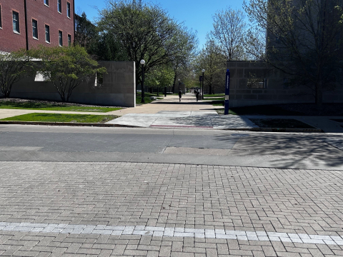 Curb Cut Improvement for Bike Path at the Intersection of Main St and Matthews Ave Image