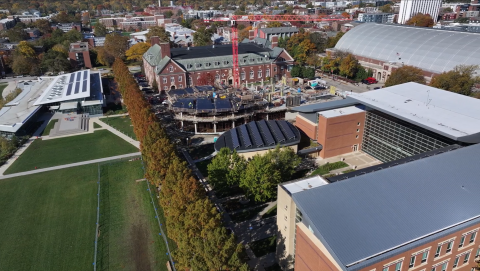 Wymer Hall Aerial Shot 2