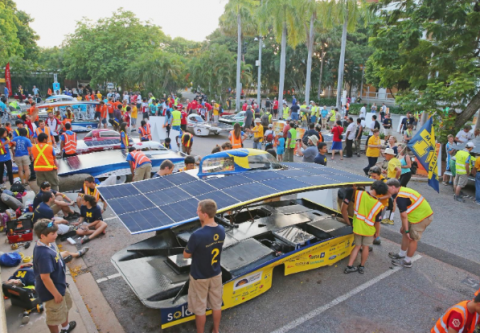 Solar Car Electrical System Prototype Image