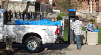 Spring 2015 Recycling on the Quad Image